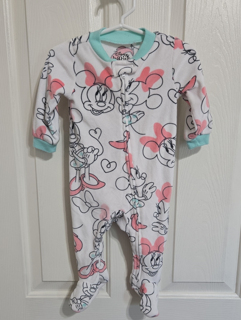 Disney baby minnie mouse footie pajamas
